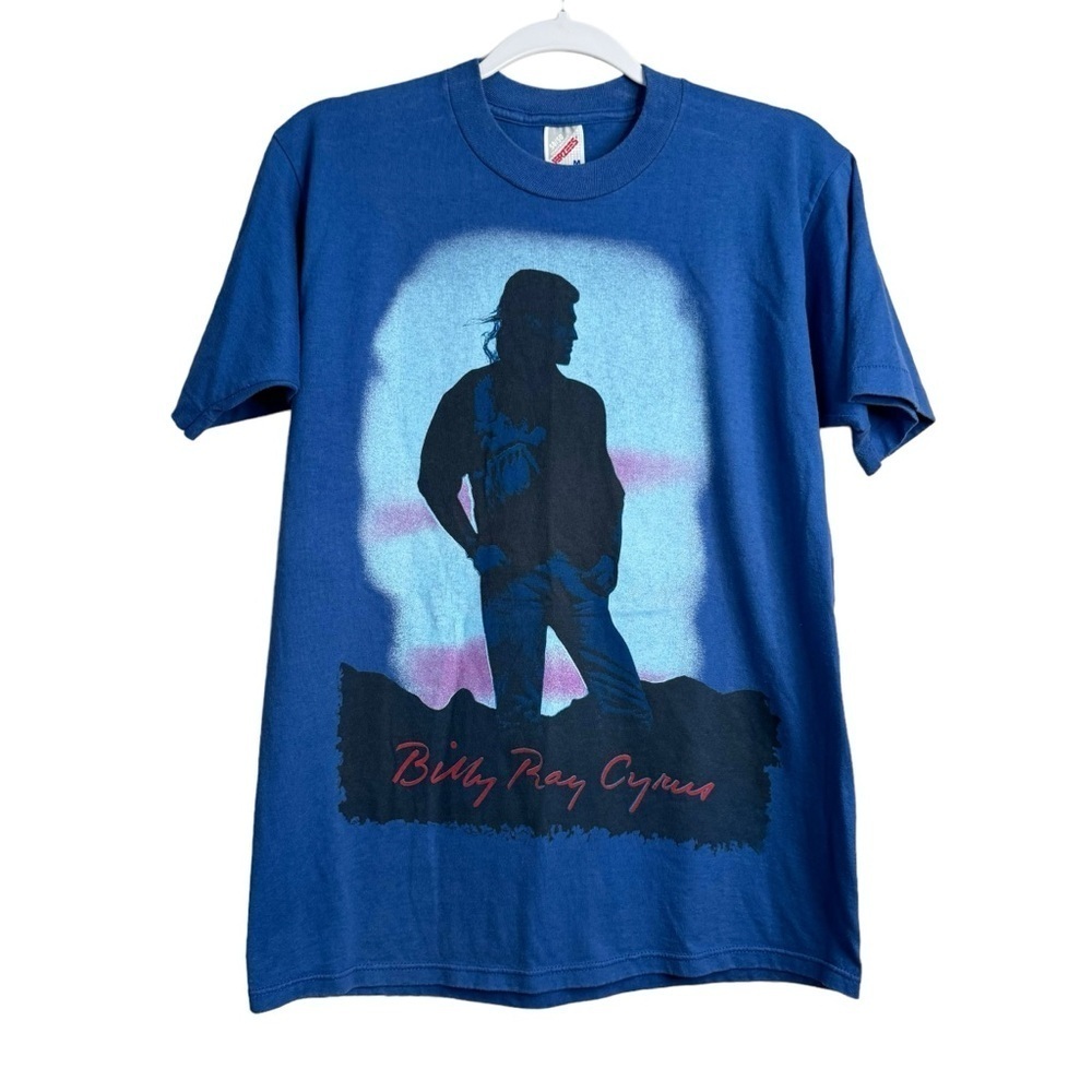 Vintage Billy Ray Cyrus Shirt Large Blue It Wont Be The Last Tour 90s